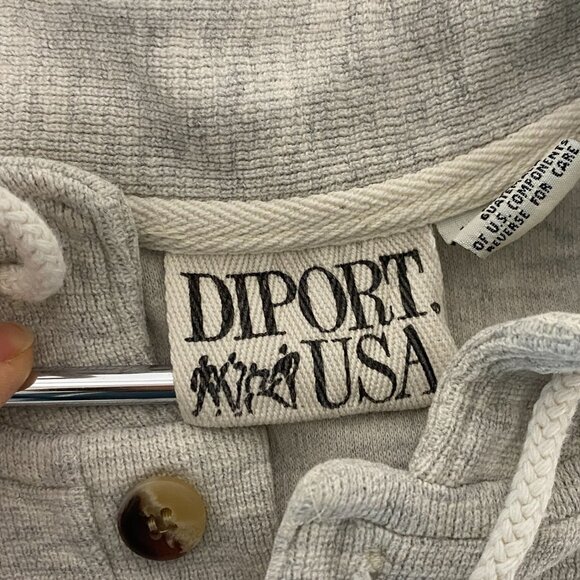 Vintage Big Sky Montana Sweatshirt Size M Gray Pullover Long Sleeve Diport USA - Picture 4 of 7